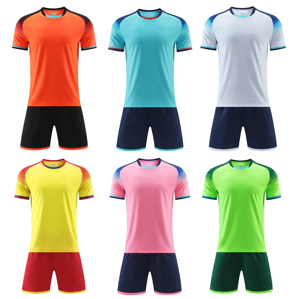 

Adult Kids Football Jersey Men Boy Customize Soccer Uniforms Kit Sports Clothes Women Futsal Sportswear Training Tracksuit Child