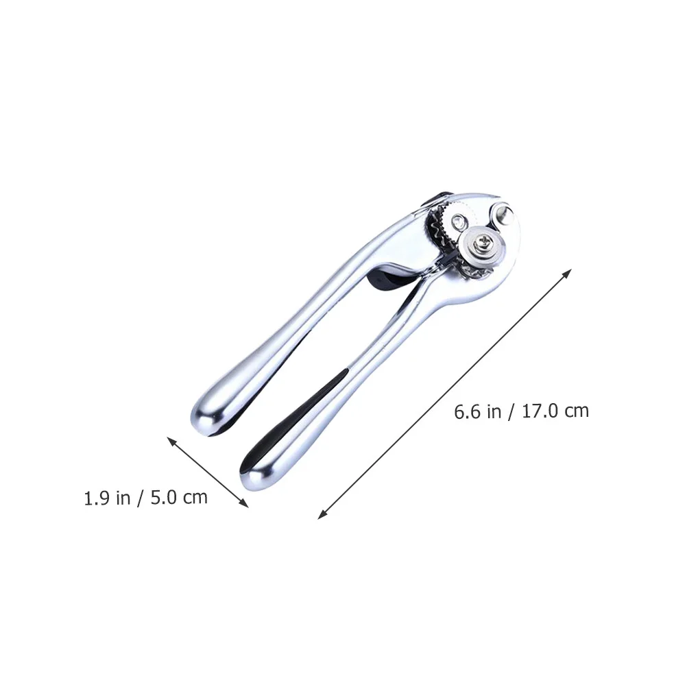 

Multifunction Can Opener Manual Kitchen Tool Zinc Alloy Bottle Opener For Can Jar Lid Remover Portable Non-Slip Handle
