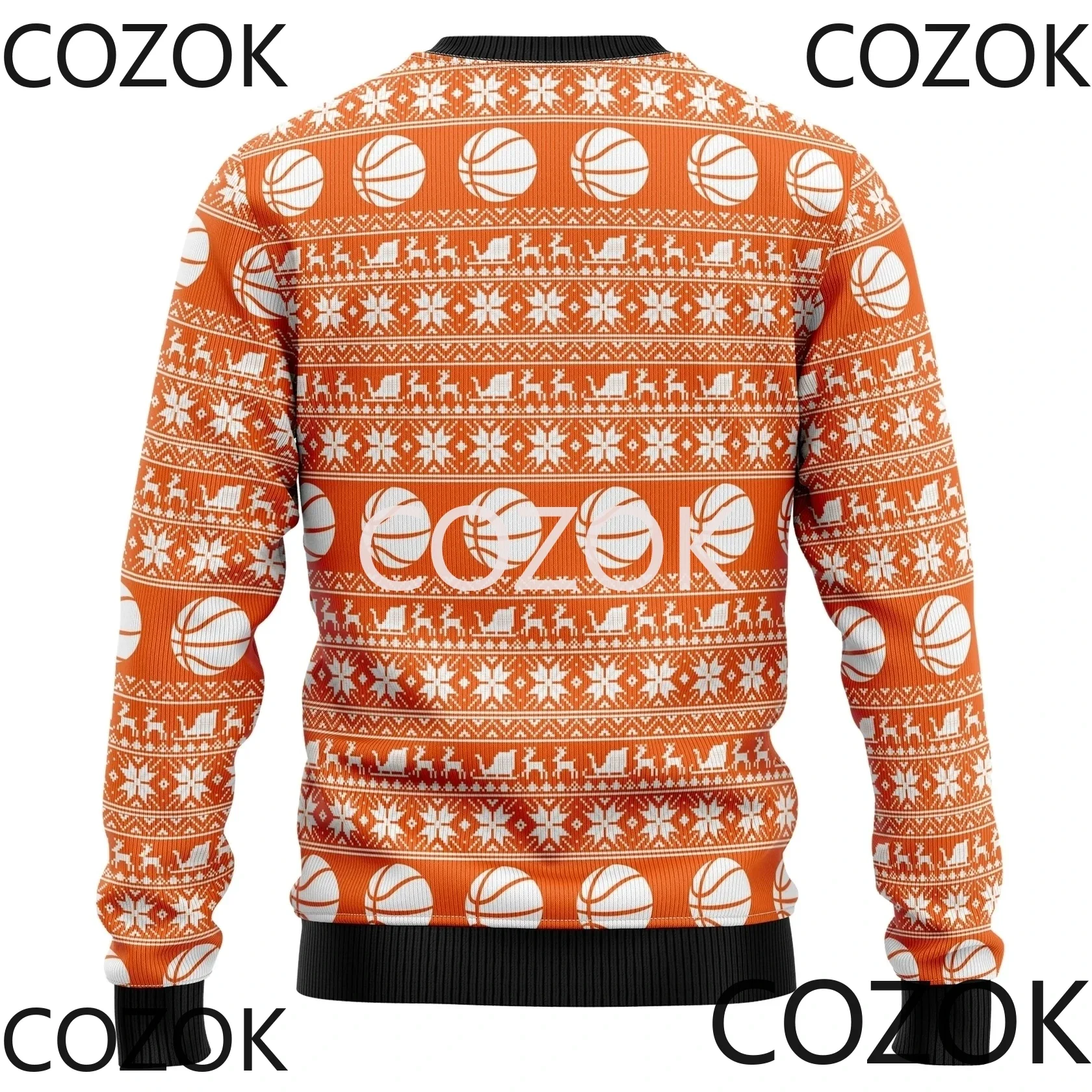 Basketball Ugly Christmas Sweater 3d Printed Sweatshirts for Men and Women Pullovers Harajuku Unisex Tops