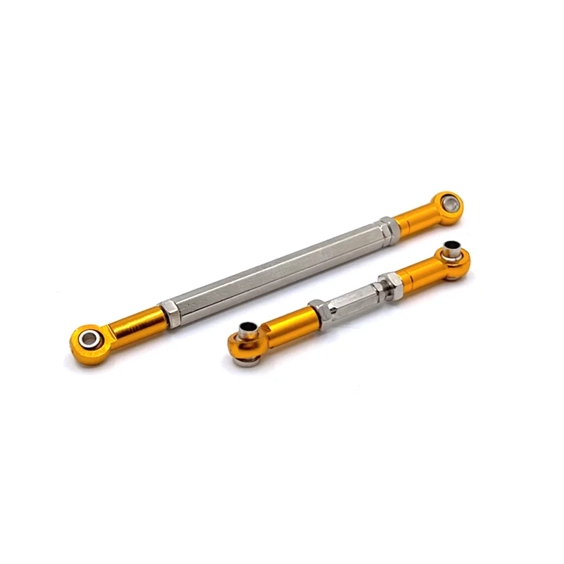 Suitable For MN Model 1/12 MN82 LC79 MN78 RC Car Spare Parts Metal Upgrade Front Axle Steering Rod