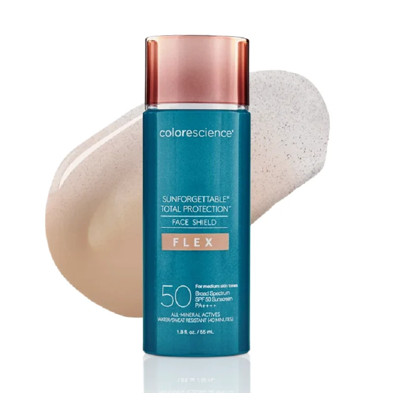 SPF50+ Tinted Mineral Sunscreen Foundation 55ml Lightweight Non Greasy Even Skin Tone Color Changing Face Shield Makeup Base