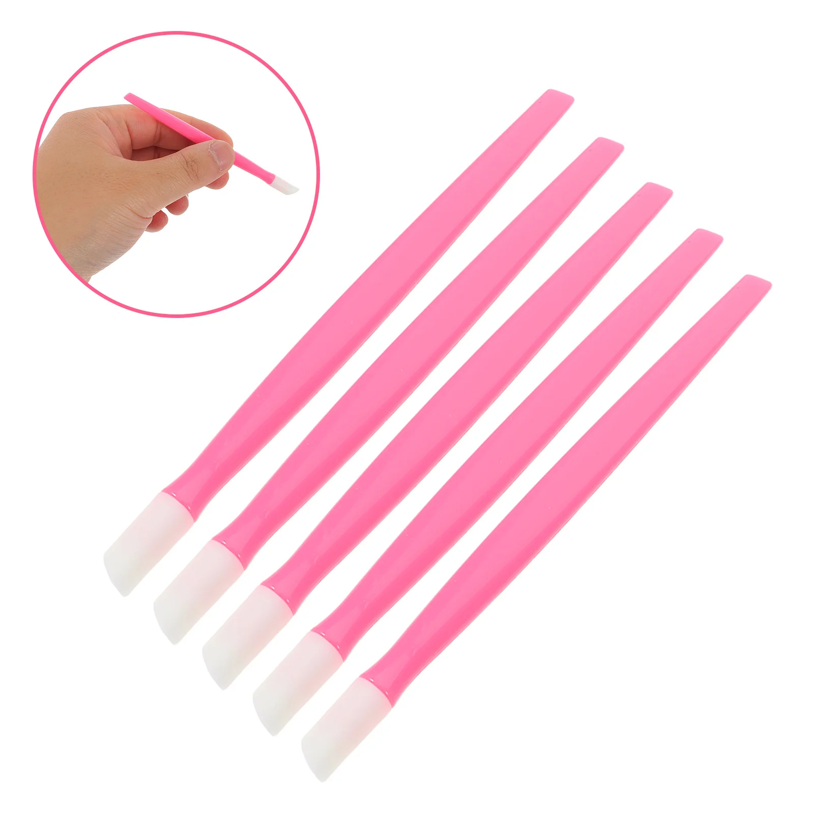 

50Pcs Nail Art Tool Set Professional Manicure Exfoliating Stick Rhinestone Picker Dotting Pen Cuticle Remover Nail Sticker