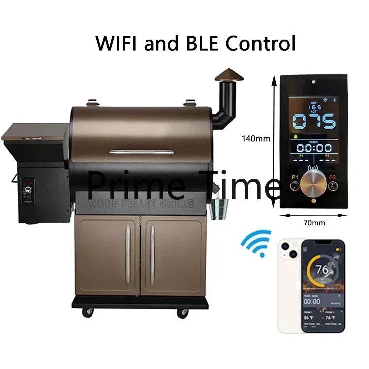 WIFI &BLE Control Wood Pellet Smoker BBQ Grill PID Controller For Traeger