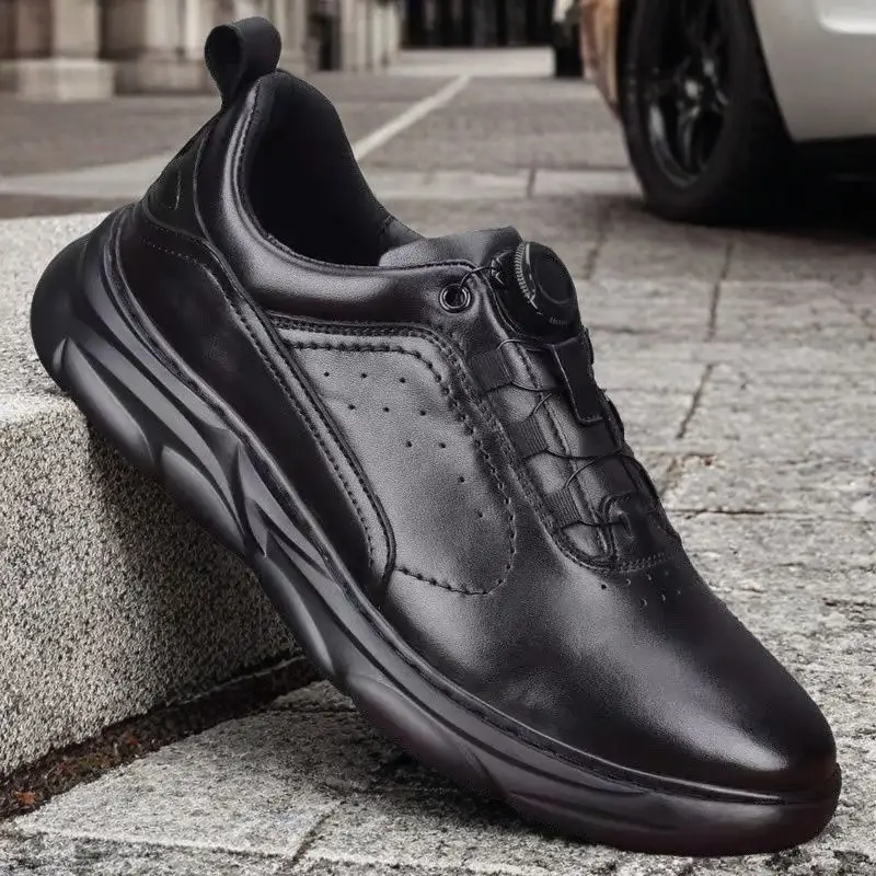 

Модная обувь из коровьей кожи, мужские лоферы с вращающейся пряжкой, натуральные треккинговые кроссовки, спортивные легкие роскошные бренды для бега на открытом воздухе 45