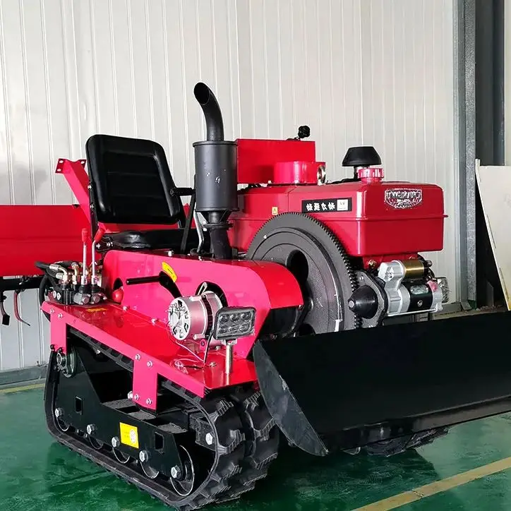 

Customized 35HP Diesel Crawler Micro Tiller Dry Land Paddy Field Farming Cultivator Agricultural Power Tractor