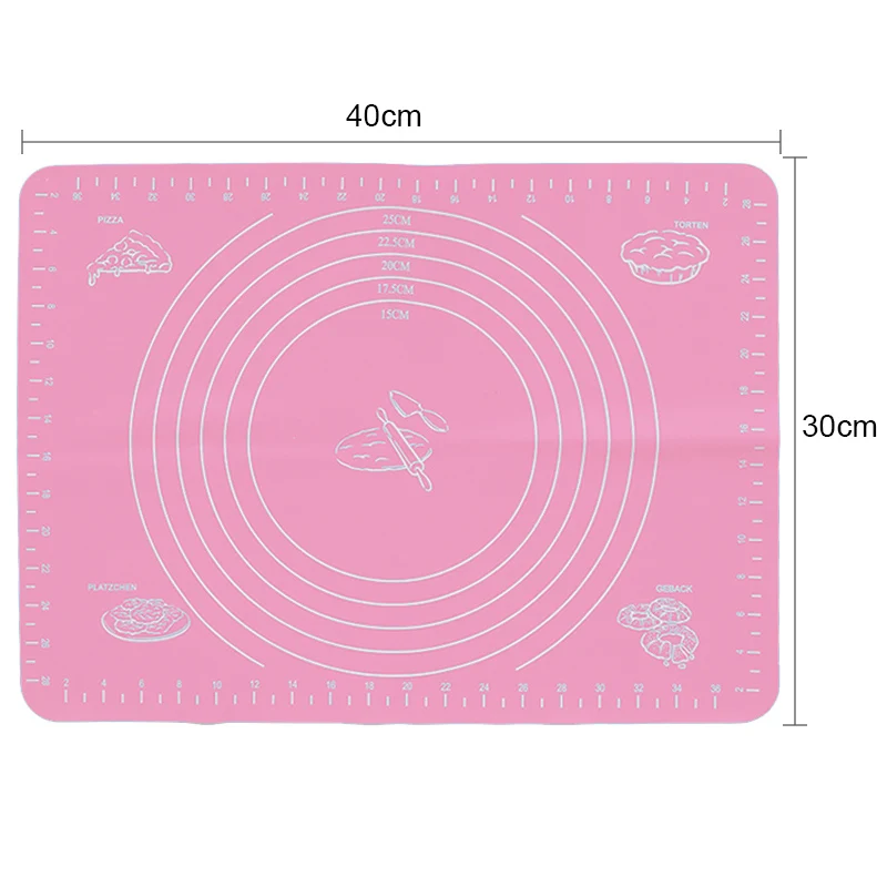 Silicone Non-Stick Silicone Mat Kitchen Tools Kichens Items Kitchen Tools Baking Mat Cake Board Silicone Kitchen Accessories