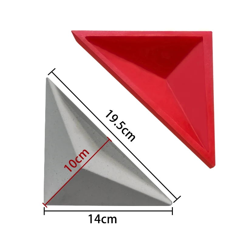 

TV Background Wall, Silicone Wall Panel, Concrete Mold, 3D Triangular Handmade Wall Decoration Production Mold