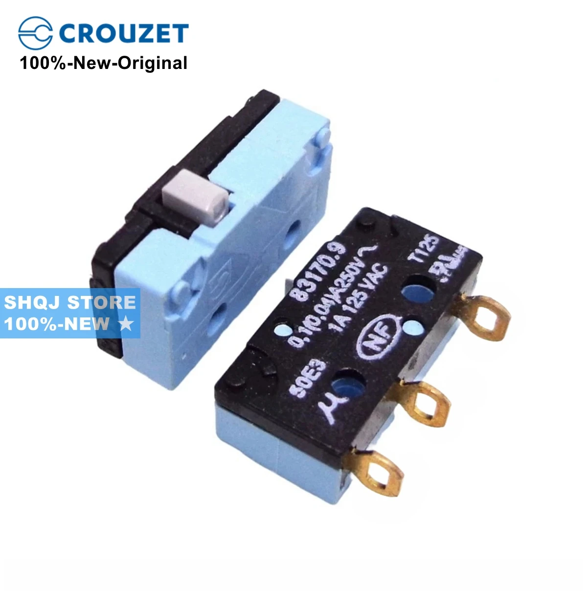 Crouzet 100%-NEW 1PCS 83170.9 1A 125VAC T125 micro switch original