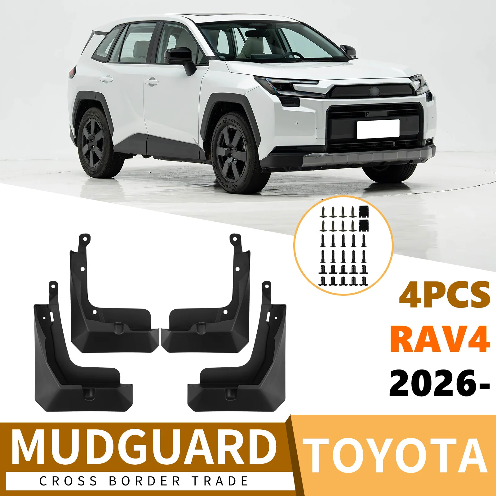 Für 2026 Toyota RAV4 Schmutzfänger Spritzschutz
