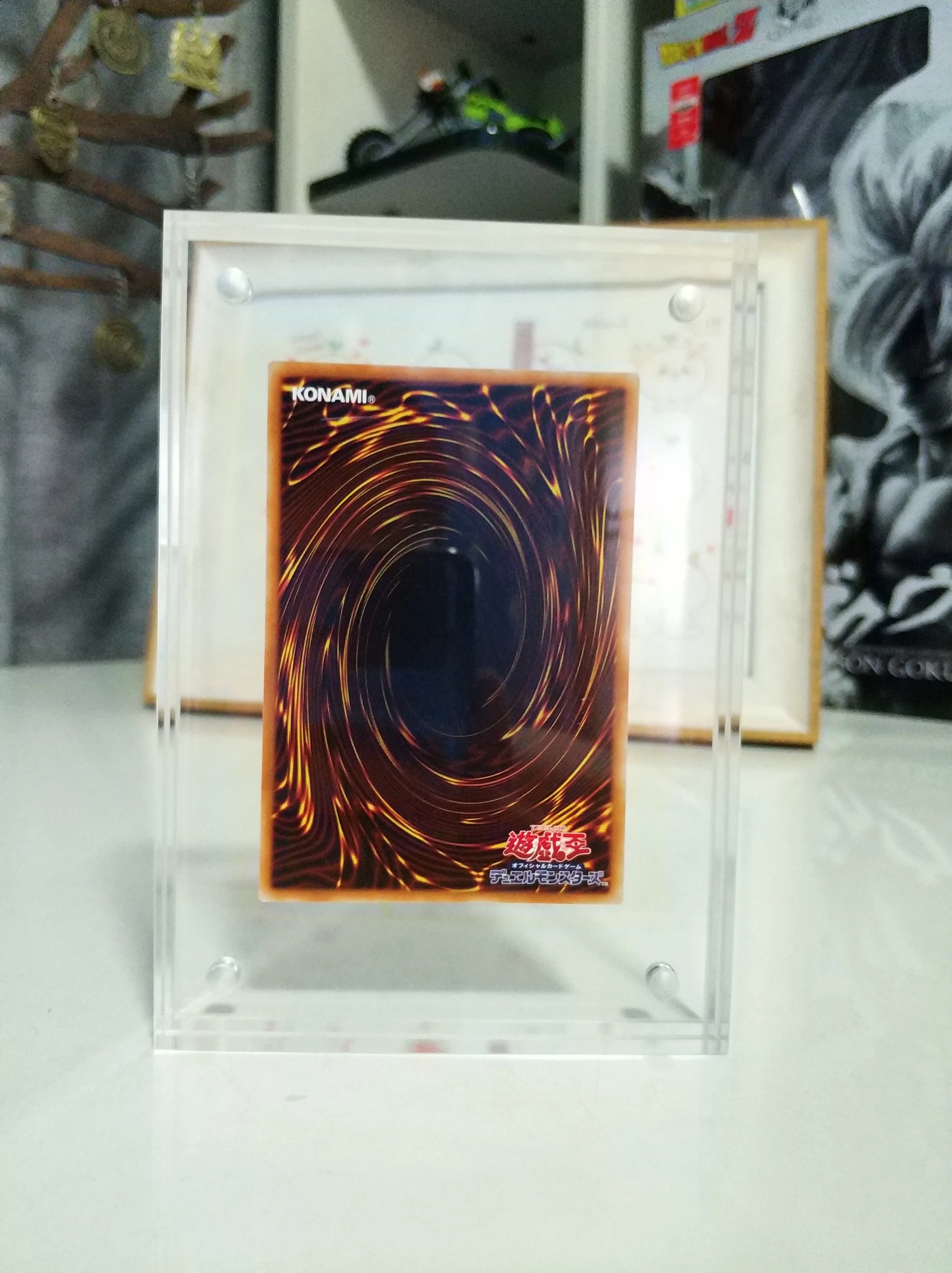 Yu-Gi-Oh Blue-eyed White Dragon Card Dedicated Display Stand Collection Acrylic Transparent Thickened Card Brick （No Card）