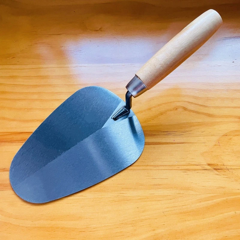 Round Trowel, Bricklaying Trowel, Brick Joint Filler, Tile Trowel, Cement Mortar Putty Knife for Bricklaying Work