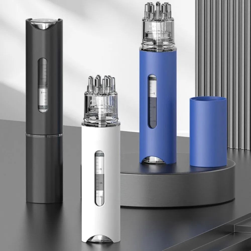 

Расческа-аппликатор для кожи головы с роликовым механизмом, портативная, многоразовая, профессиональная, с дозатором для жидкостей, 15 мл, моющаяся