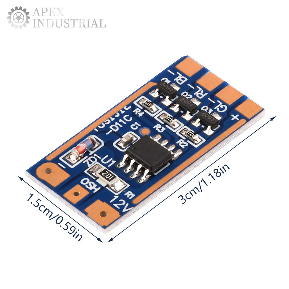تيار مستمر 5-12 فولت RGB مجلس ضوء لوحة دوائر كهربائية التحكم 11 طرق زر التبديل اللون مصباح Modulehigh الحالي محرك فلاش وحدة الدائرة