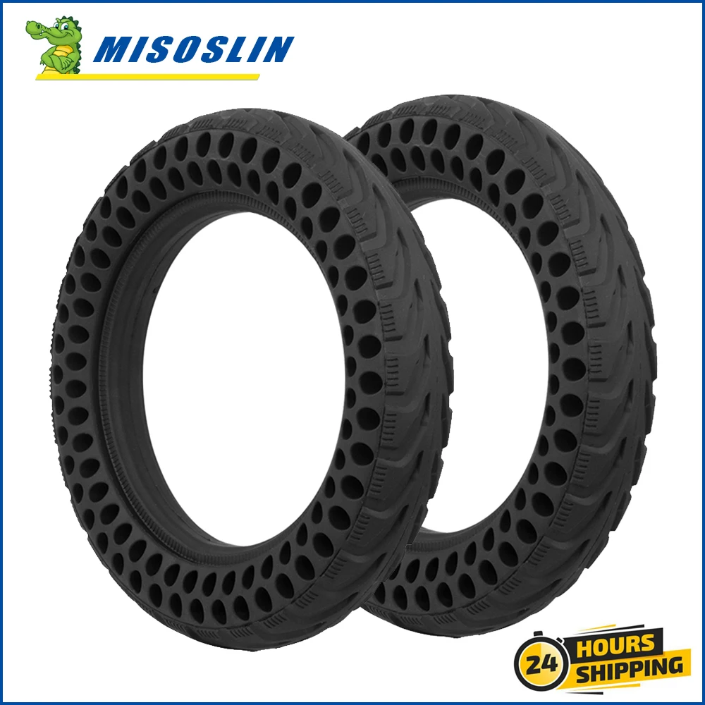 12Inch Solid Tire 12 1/2 X 2 1/4（57-203）Honeycomb Shock Absorber Damping Durable 12*2.125 Black Wheels for Electric Scooter Tyre