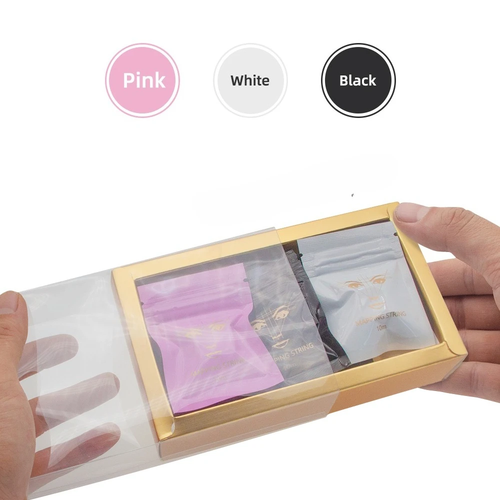 

10m Microblading Eyebrow Marker Thread Tattoo Brows Point Pre Inked Brow Mapping String Tattoo String Eyebrow Thread