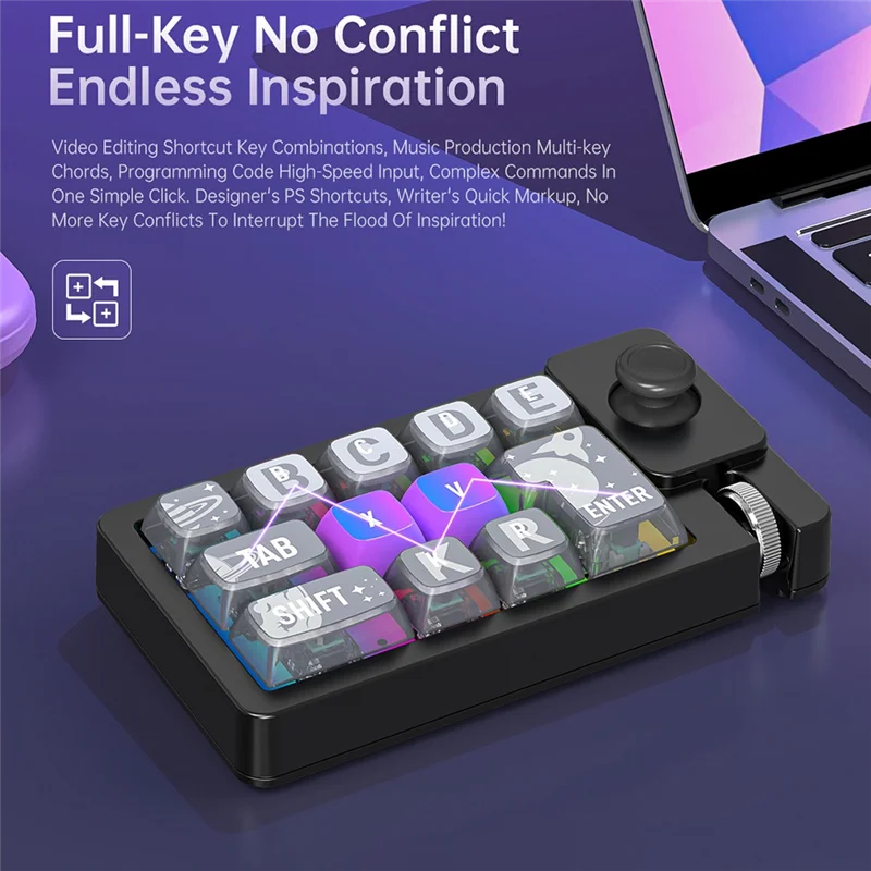 【التسريحات الأخيرة!】تعريف بلوتوث 2.4G سلكي قابل للبرمجة ماكرو قابل للبرمجة عصا تحكم لاسلكية ثلاثية الأوضاع لوحة مفاتيح ميكانيكية للألعاب