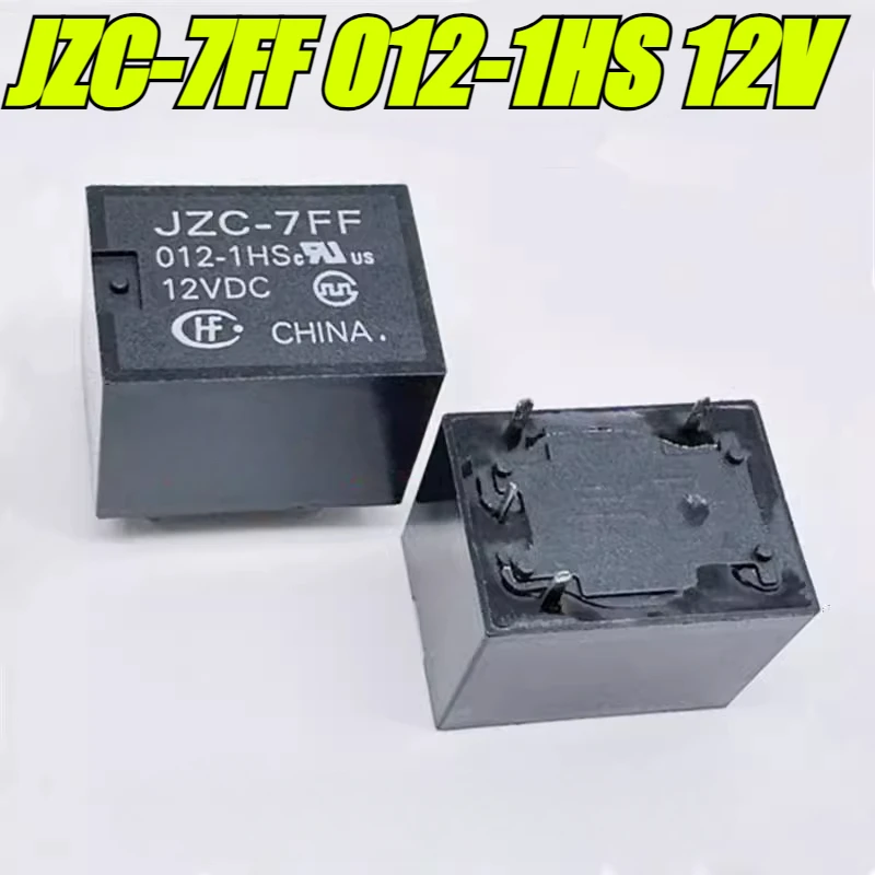 （Brand New Original）1pcs/lot 100% original genuine relay:JZC-7FF 012-1HS 12V 4pins HF7FF