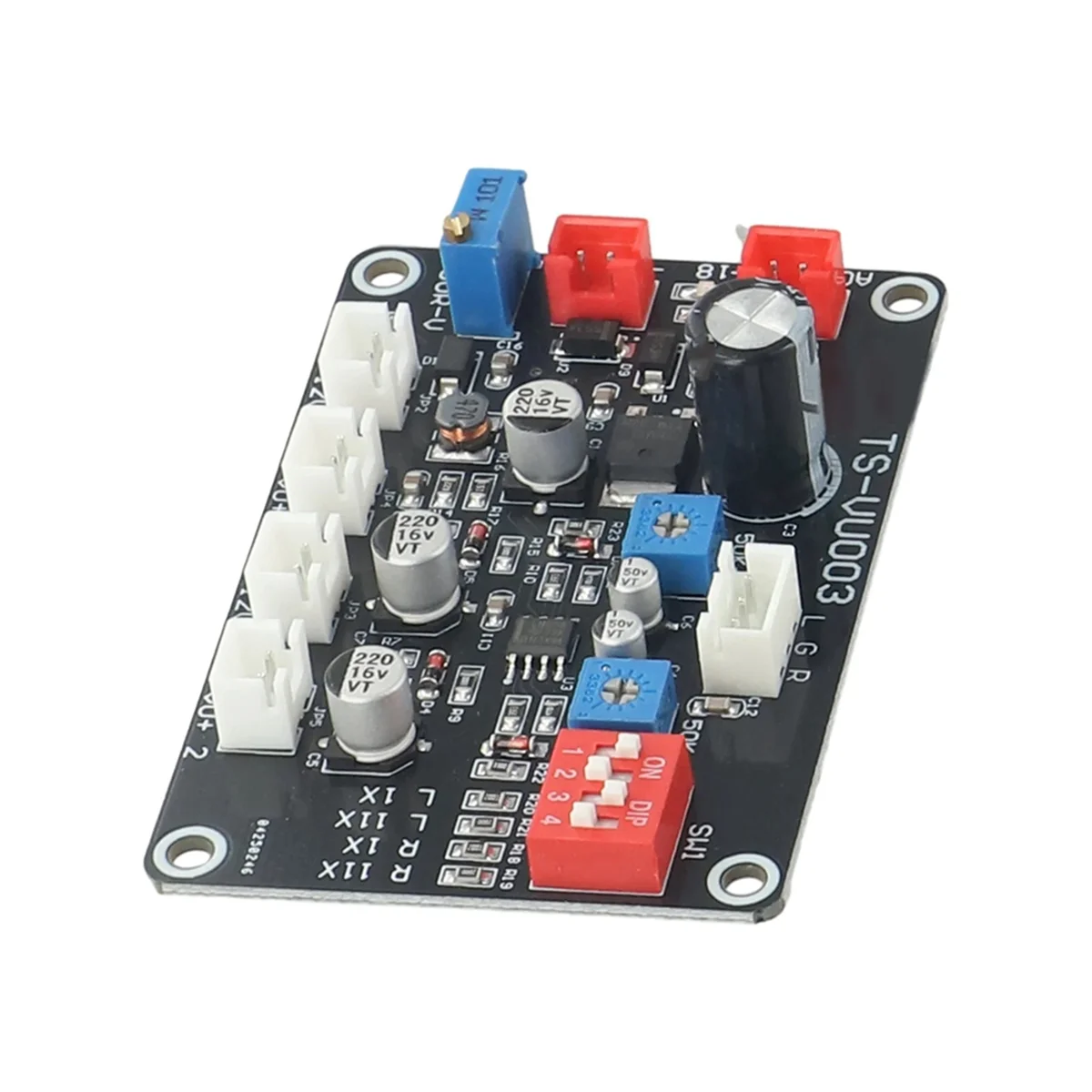 VU Meter Driver Board, ajustar luz de fundo, alta frequência, Low-Pass, acessórios, TS-VU003