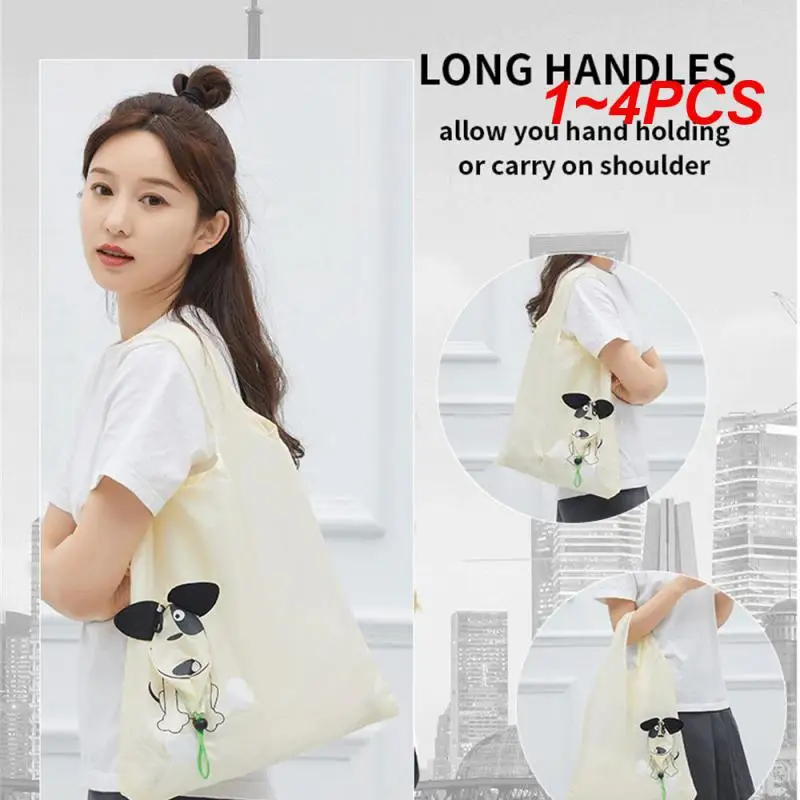 1~4PCS Tote Bag Economical And Practical Environmentally Conscious Cartoon Pattern Childrens Handbag Eco Bag Cartoon Pictures