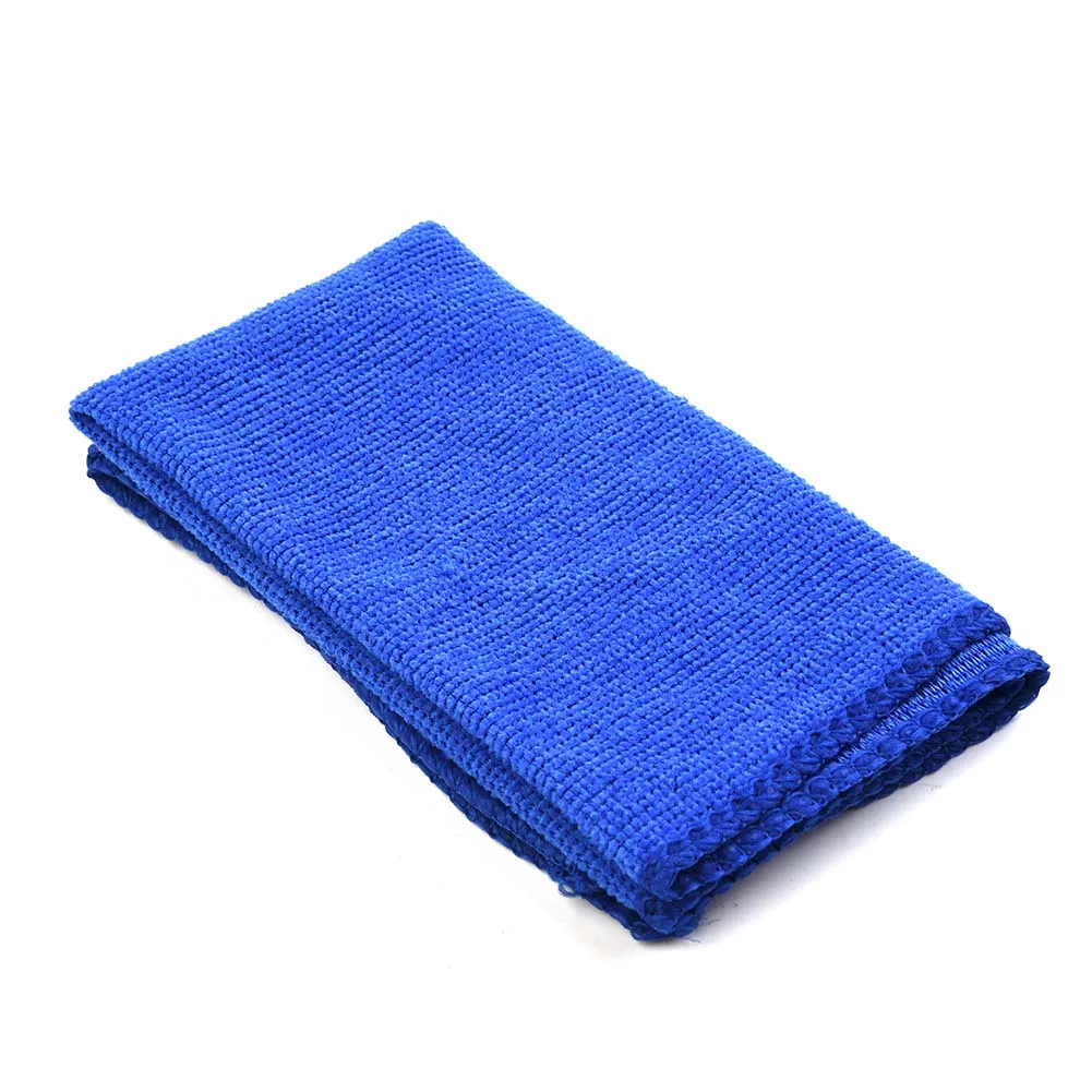 30*30CM Microfiber Towel Kitchen Wash Auto-Cleaner Car Wash Maintenance Home Office Workplace Cleaning Wash Clean Cloth Blue