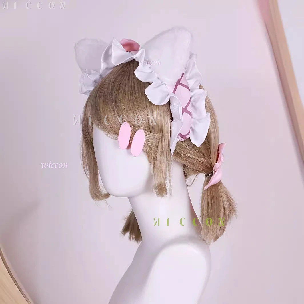 Identity V Game One Character Survivor Gardener Emma Woods Five Косплей Костюм с Красивым Платьем Игра Полный Комплект Розовый И Белый