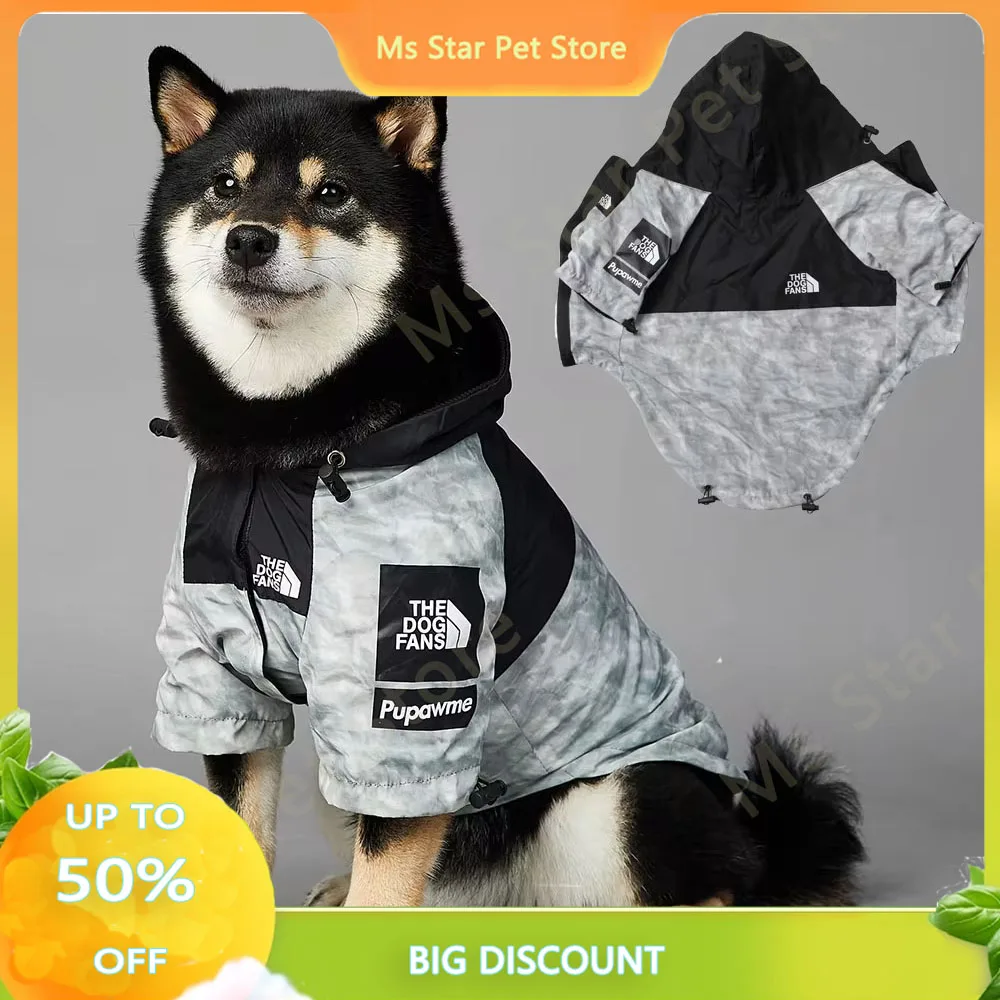 

New High quality luxury Pet dog raincoat, reflective coat for small and large pets, waterproof raincoat with dog cover