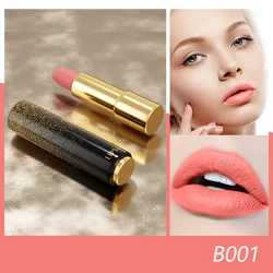 Lápiz labial de terciopelo mate coreano clásico, resistente al agua, larga duración, suave, rojo mate, maquillaje Vintage para niñas