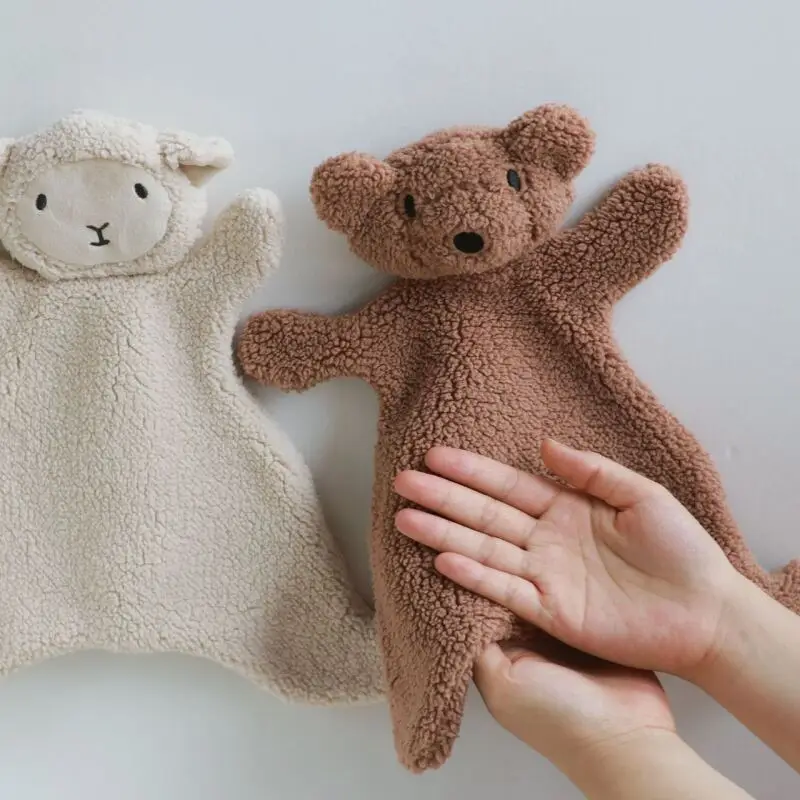 Vente chaude bébé confort poupée petit mois-vieil bébé dormir poupée Abeibei ours en peluche poupée
