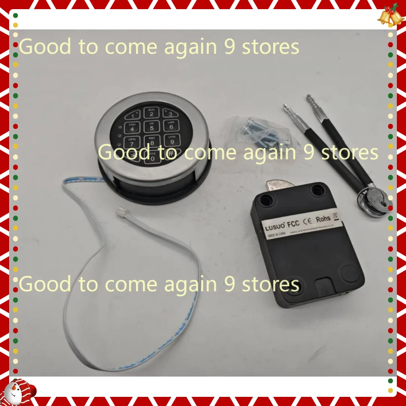 

1 комплект, высококачественный безопасный электронный замок, электромагнитный замок и 2 главных ключа с хромированным брендалем KEYPAD