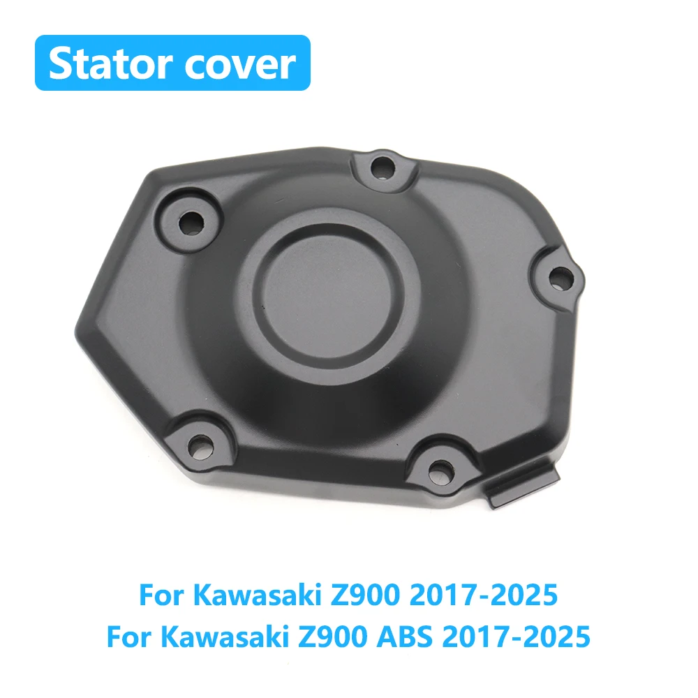 

Motorcycle Accessories Side Engine Pulser Stator Cover Case Black For Kawasaki Z900 2017-2025 Z 900 ABS 2017-2025