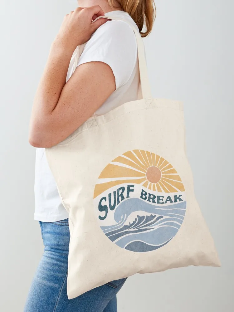 

Surf break Tote Bag women bag tote bag custom personalized tote Canvas stote