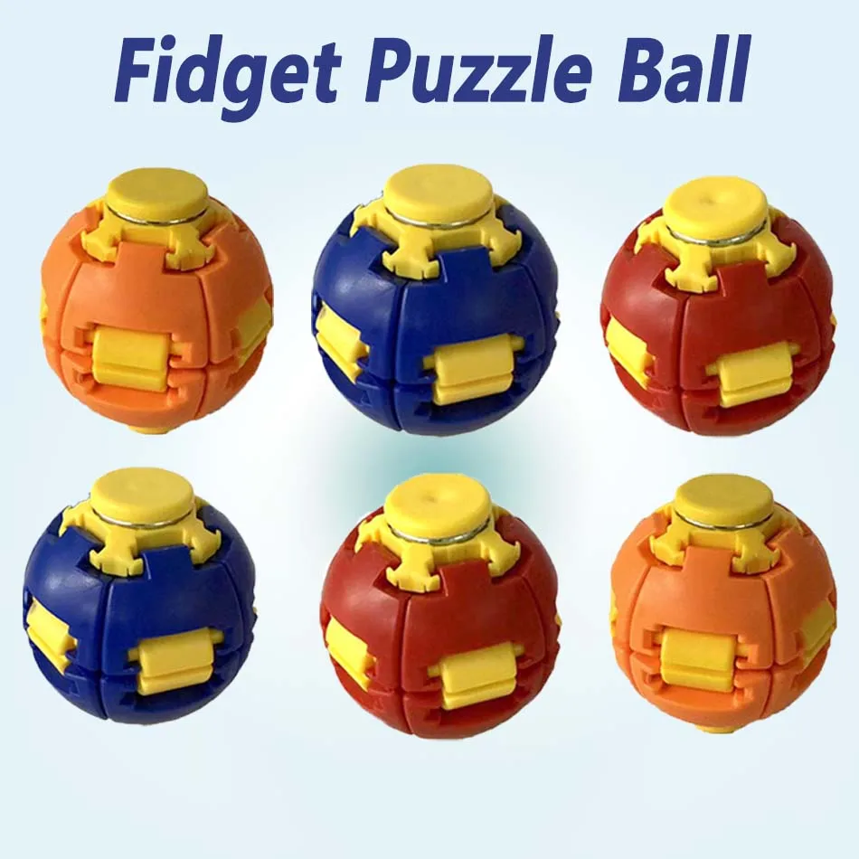 New toy color 3D printing press rotary decompression ball football fingertip gyro office classroom portable toys