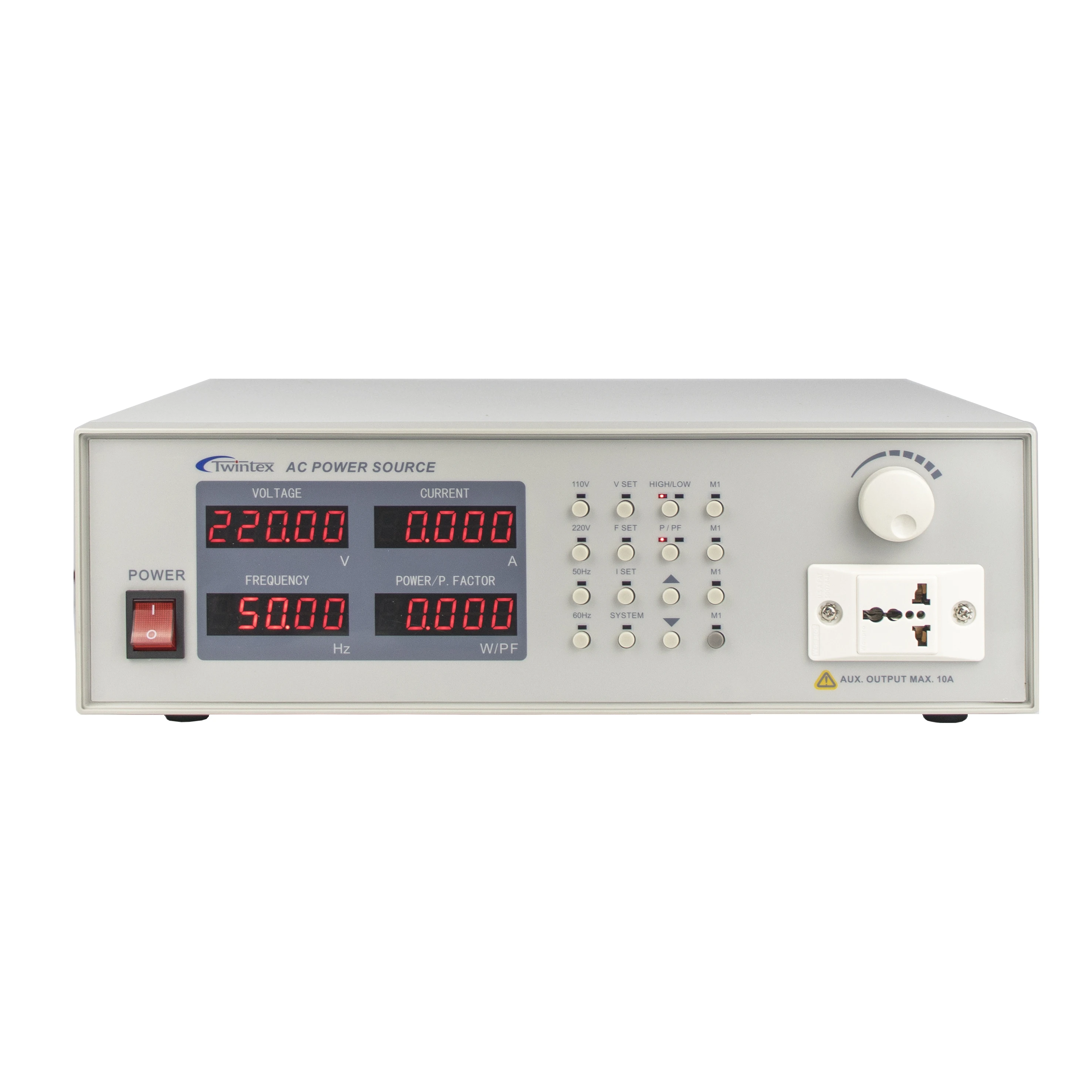 

APS-5102 2KVA 110V 220V 300V Laboratory Variable Frequency IGBT Programmable Single Phase AC Power Source