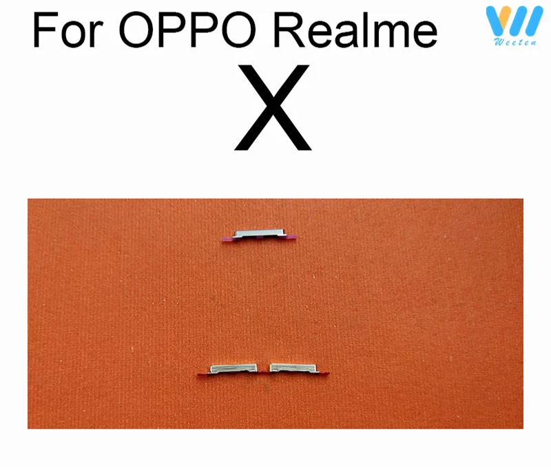 Für OPPO Realme X Power Volume Seite Tasten Flex Kabel ON OFF Power Volume Up Down Seite Schalter Tasten Ersatz Reparatur Teile Neue