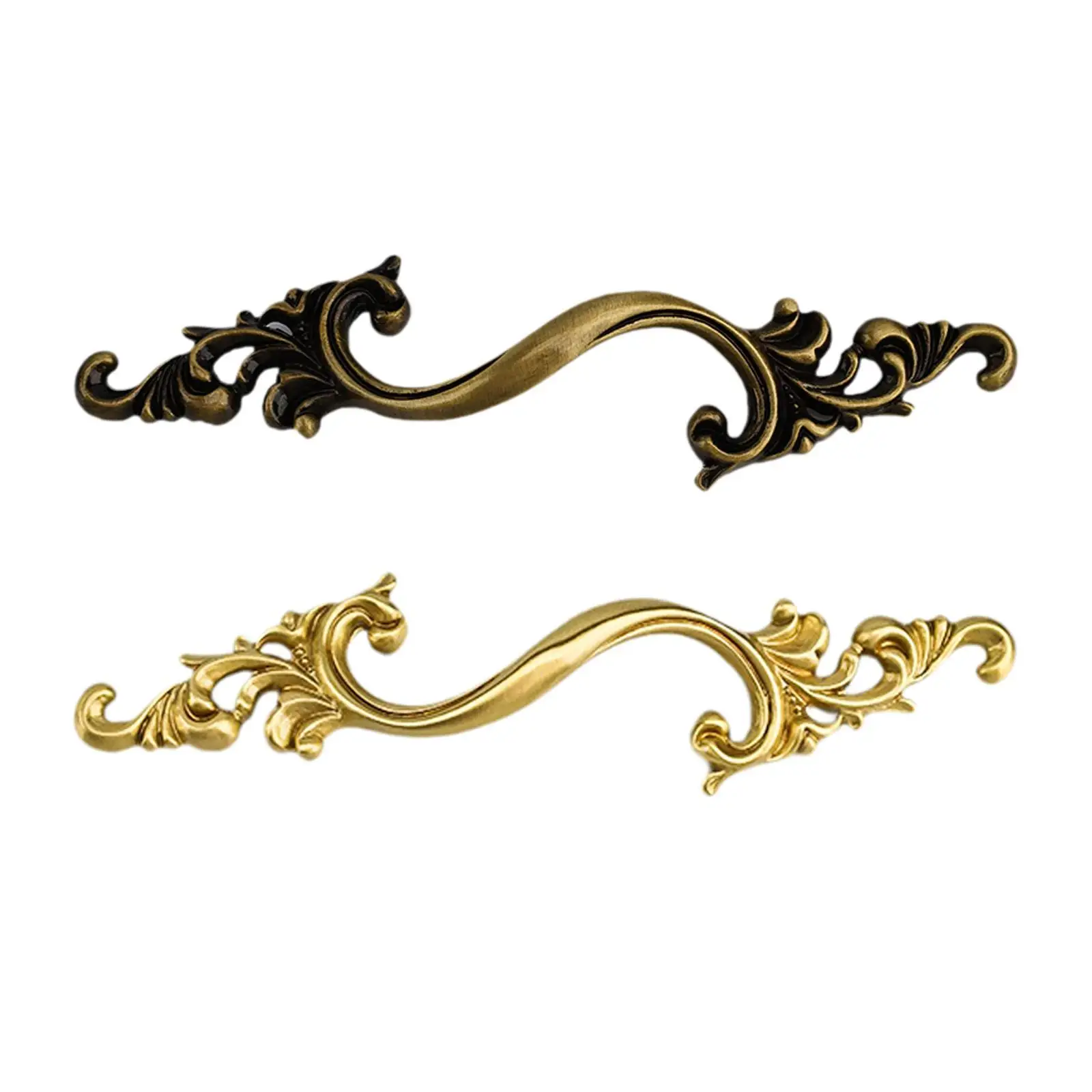 Brass Handle for Cabinet, Decorative Accessory for Furniture, Retro for Living