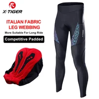 Pantalones de Ciclismo de X-TIGER para hombre, pantalones largos transpirables con bolsillo, mallas reflectantes para ciclismo de montaña, otoño