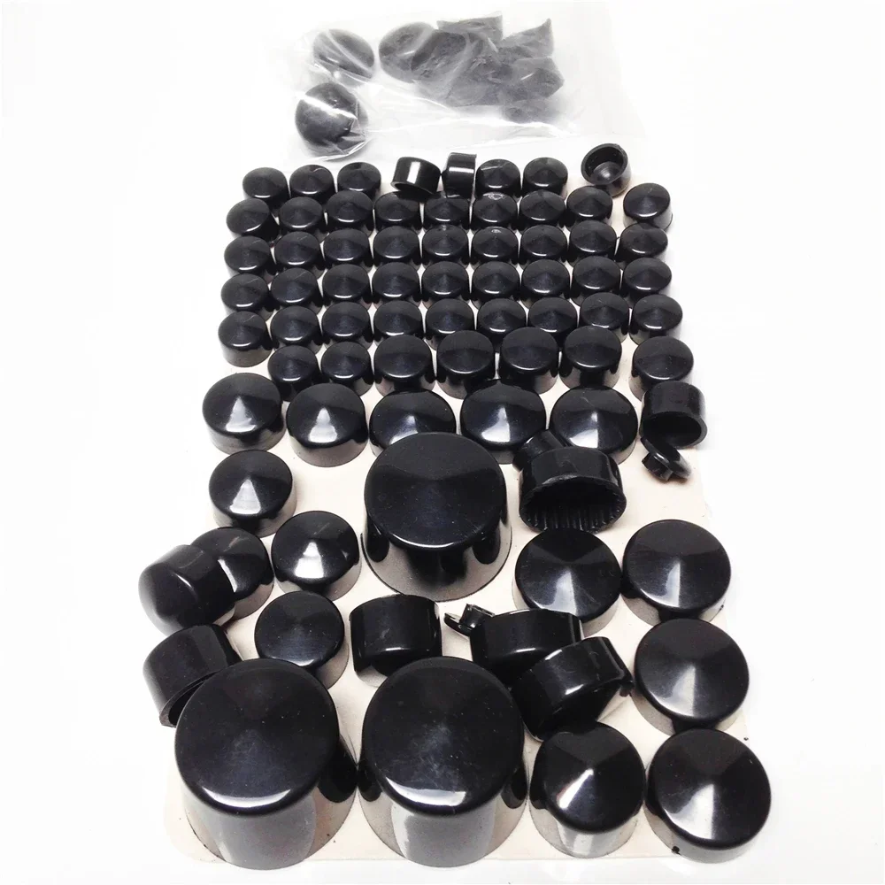 Parti del motociclo Bulloni neri Toppers Caps per Harley Davidson Softail Twin Cam 2000-2006