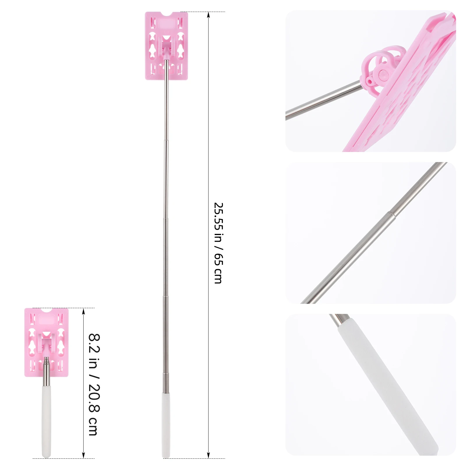

Pole Designed Toll Swiping Stick 304 Stainless Steel Parking Payment Rod Contactless Grabber for Vehicle Access