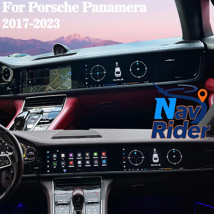 

For Porsche Panamera 2017-2023 Car Radio Multimedia Player Carplay GPS Navigation Head Unit Android 13 Upgrade