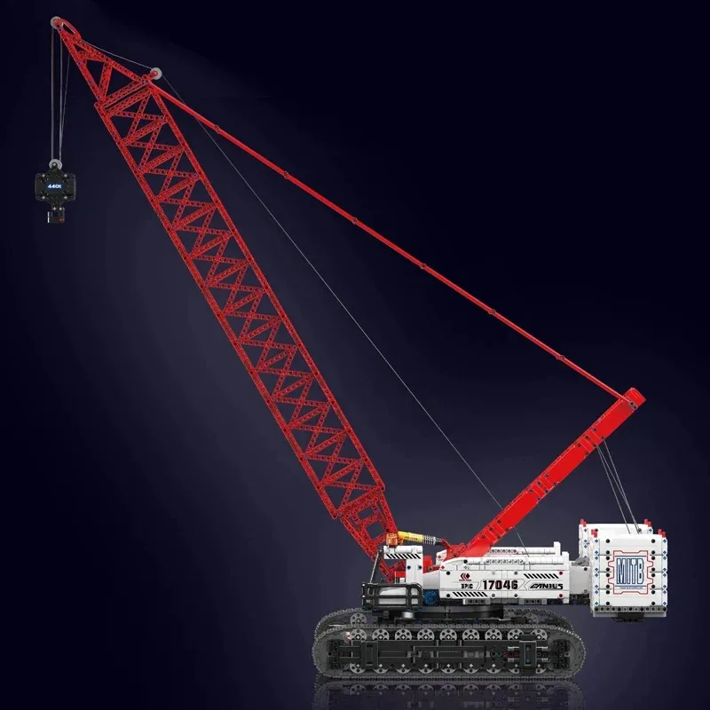 قالب الملك التقنية APP التحكم عن بعد واكر 16000 الزاحف كرين بنة الهندسة شاحنة لعب الاطفال هدية الكريسماس #2