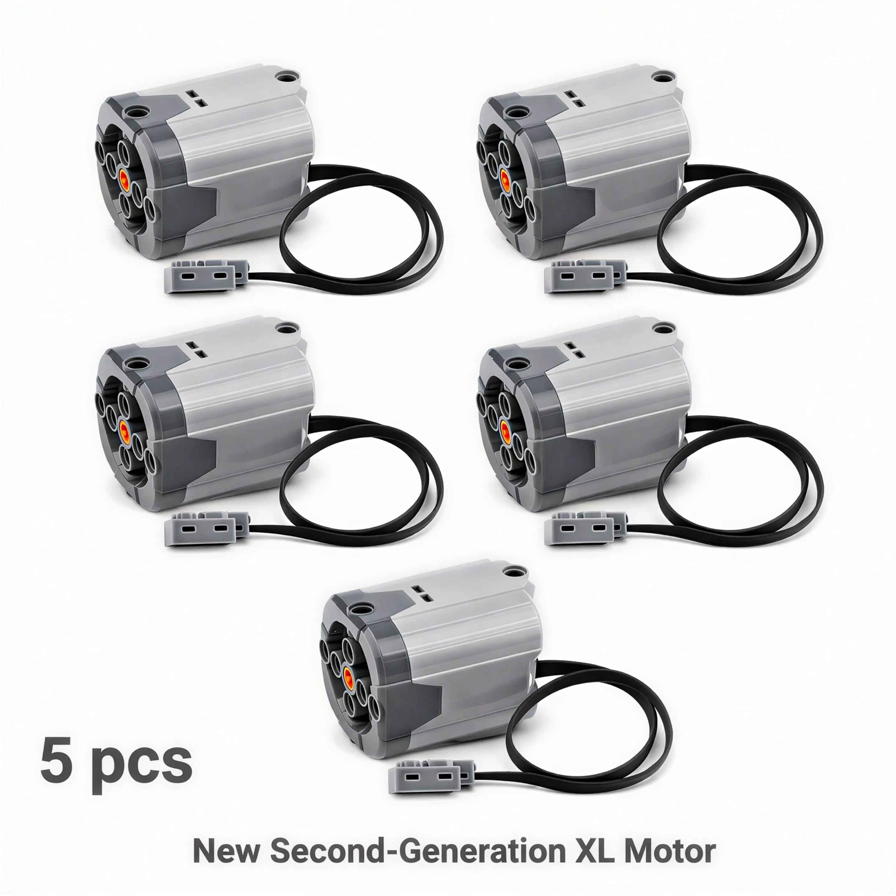 (1/2/5/10Pcs) New 2nd Gen XL Motor Power Functions Electric Engine Compatible with Technic 9686 Robot MOC Building Blocks view 2