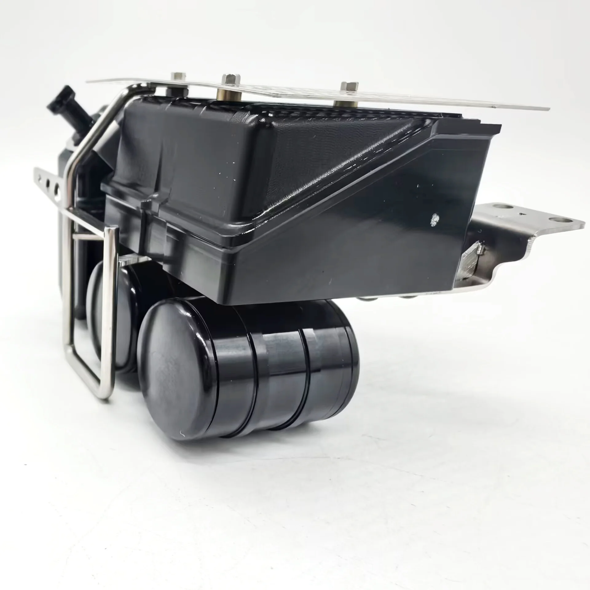RC 1/14 LESU Metal Battery Box Urea DEF Tank for Tamiya Tractor Truck Model for SCANIA MAN VOLVO Dump Tripper DIY Accessories