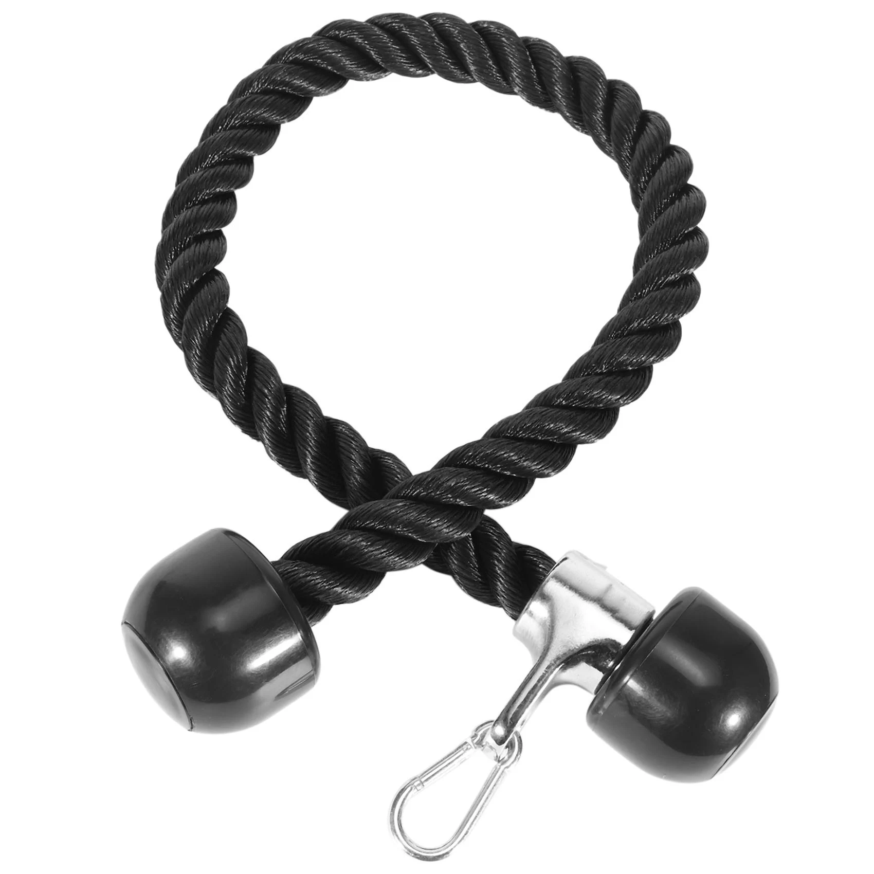 Heavy Duty Tricep Pull Down Rope 36 Inches with Snap Hook, Fitness Attachment Cable Machine Pulldown Rope for Home Gym