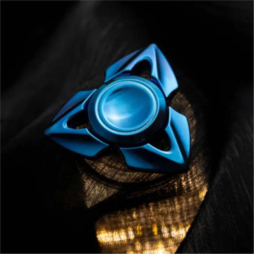 Yan edc três lâminas fidget spinner ataque velocidade de aço inoxidável brinquedos para adultos alívio do estresse brinquedo ansiedade alívio gadgets