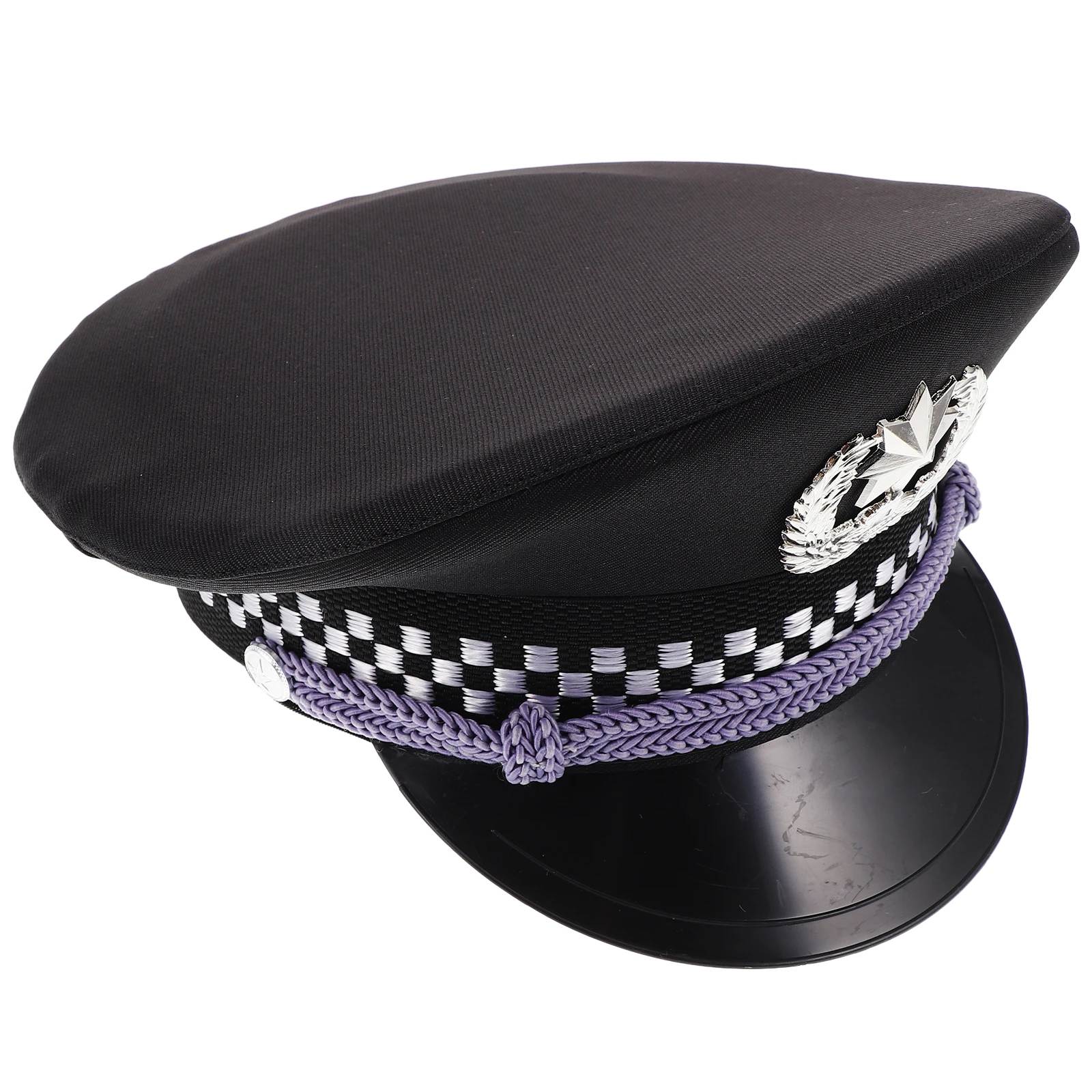 

Role Playing Hat Adjustable Captain Hats for Men Pirate Airline Pilot Yacht Costume Accessories Halloween Party Sailor