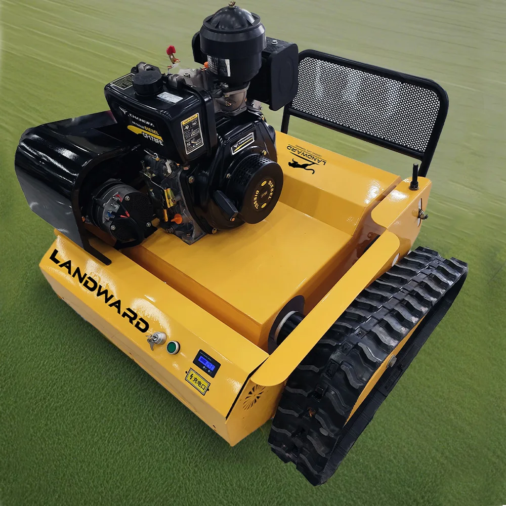Wholesale Sell High Quality Crawler Weed Eater Wireless Remote Control Fully Automatic Lawn Mower Customized Lawn Mowing Robot
