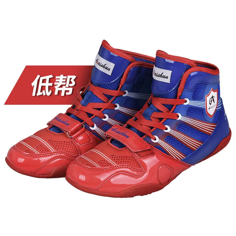 2024 New Men Women Wrestling Shoes Luxury Brand Boxing Shoes for Couples Breathable Fighting Boots Unisex Gym Shoe