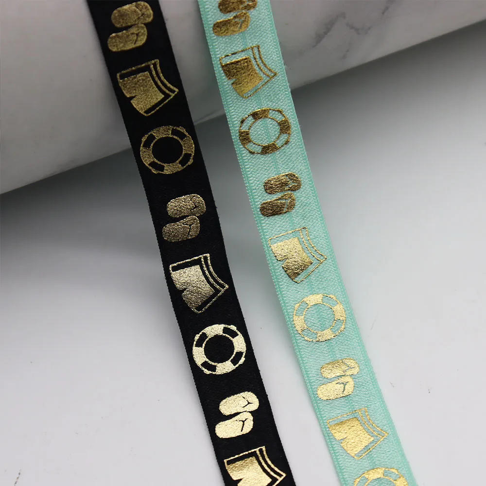 5/8" 15Mm Gold Foil… - image