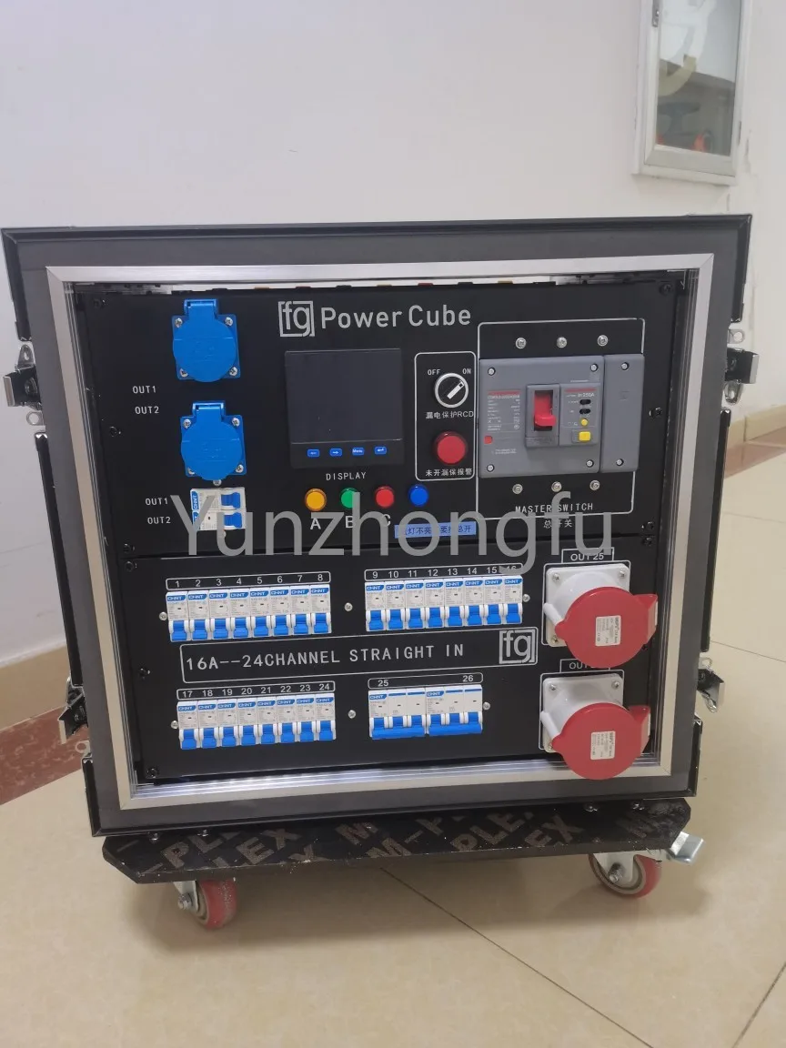 26 way performance power distribution cabinet, stage lighting power supply through box, LED large screen power distribution