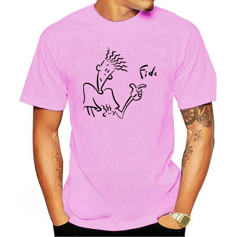 Fido Dido T Shirt Fido Dido Man T-Shirt Mens 6xl Tee Shirt Cotton Short-Sleeve Beach Printed Cute Tshirt